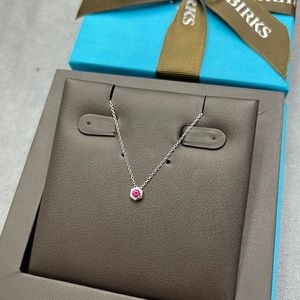 Birks Bee Chic Ruby & Silver Pendent (BNWT)